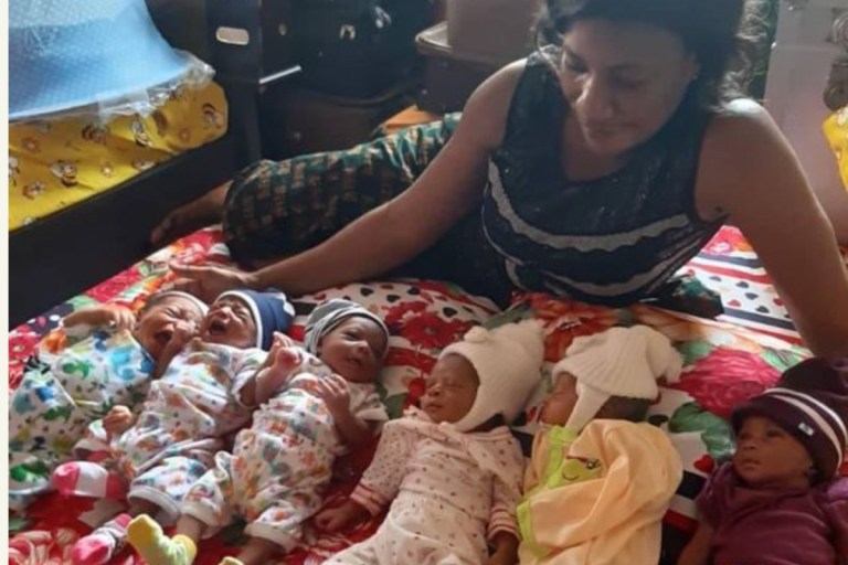 Amazing! See Bayelsa Woman Who Gave Birth To Sextuplets - AfroHunt